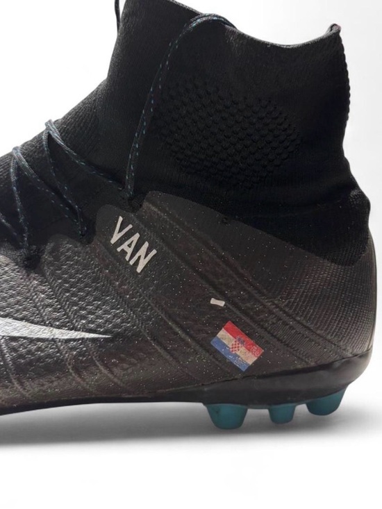 Nike Mercurial Superfly IV CR7 FG Size 11 641858 670 Carbon Black Gala Glimmer - Picture 7 of 8